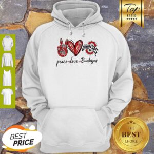 Good Peace Love Ohio State Buckeyes Hoodie
