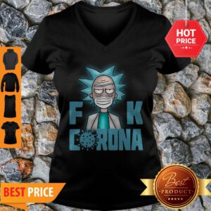 Good Rick Sanchez Mask Fuck Corona V-Neck