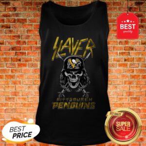 Good Skull Slayer Pittsburgh Penguins Logo Tank Top