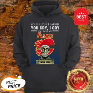Jeff Dunham Achmed You Laugh I Laugh You Cry Calgary Flames Logo Hoodie