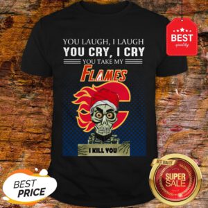 Jeff Dunham Achmed You Laugh I Laugh You Cry Calgary Flames Logo Shirt