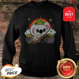 Kawaii Koala Bear St Patricks Day Tee Animal T-Sweatshirt