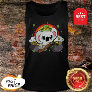 Kawaii Koala Bear St Patricks Day Tee Animal T-Tank Top