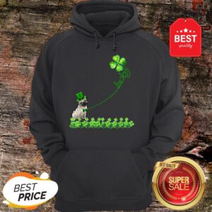 Lucky Saint Puggle Dog Shamrock St Patrick Day T-Hoodie