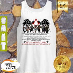 Nice Assassin’s Creed Logo Nothing Is True Everything Is Permitted Tank Top