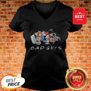 Nice Dc Characters Bad Guys Friends V-Neck