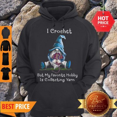Nice Gnome I Crochet But My Favorite Hobby Is Collecting Yarn Hoodie