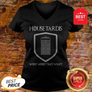 Nice House Tardis Wibbly Wobbly Timey Wimey Got V-Neck