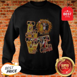 Nice Love Kobe Bryant Michael Jordan Lebron James Champion Signatures Sweatshirt