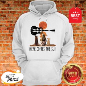 Nice Mm Dog Sun Here Comes The Sun Hoodie
