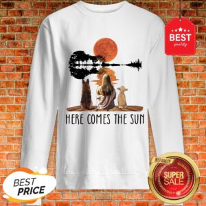 Nice Mm Dog Sun Here Comes The Sun Sweatshirt
