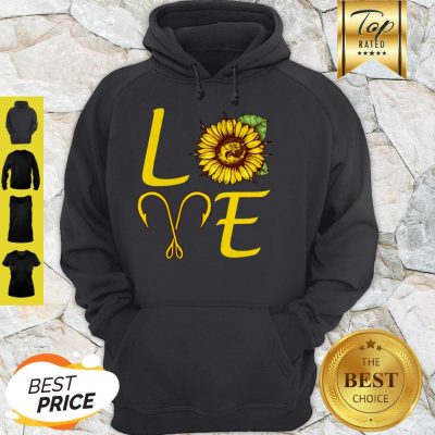 Nice Sunflower Love Fishing Hook Hoodie