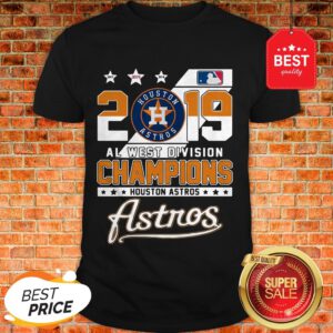 Official 2019 Al West Division Champions Houston Astros Shirt