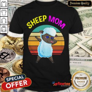 Official Cute Dabbing Sheep Mom Lovers Gifts Mama Mothers Shirt - Design By Refinetee.com