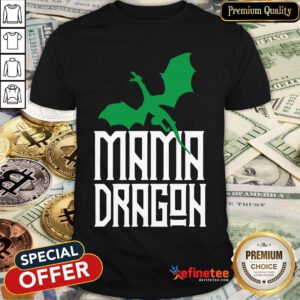 Official Mama Dragon Green Matching Family Tribe Mom Wife Shirt - Design By Refinetee