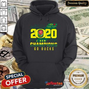 Oregon Ducks 2020 Rose Bowl Game Champions Go Ducks Hoodie - Design By Refinetee.com