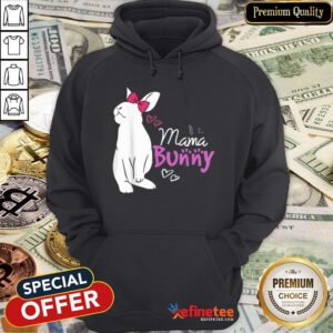 Original Cute Mama Bunny Gift Design Family Easter Gift Hoodie - Design By Refinetee.com