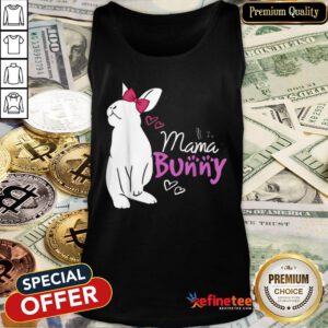 Original Cute Mama Bunny Gift Design Family Easter Gift Tank Top - Design By Refinetee.com
