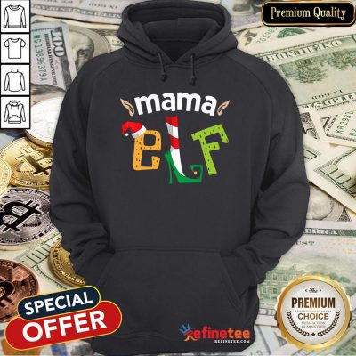 Original Mama Elf Elf Squad Family Christmas Matching Tee Hoodie - Design By Refinetee