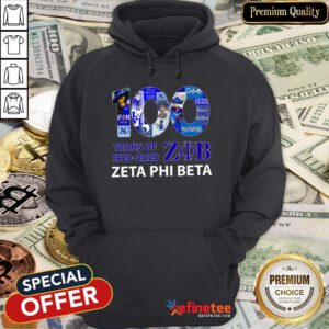 Pretty 100 Years Of 1920 2020 Zeta Phi Beta Hoodie - Design By Refinetee.com