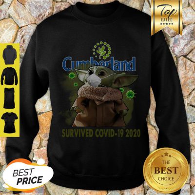 Pretty Baby Yoda Cumberland Farms Survived Covid-19 2020 Sweatshirt - Design By Refinetee.com