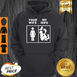 Pretty Cats Lady Your Wife My Wife Hoodie - Design By Refinetee.com