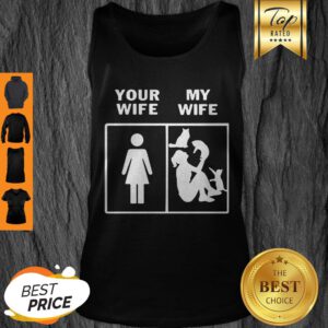 Pretty Cats Lady Your Wife My Wife Tank Top - Design By Refinetee.com