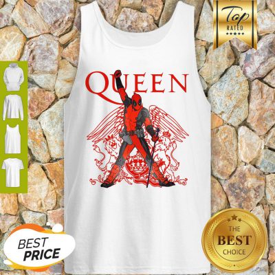 Pretty Deadpool Freedie Mercury Queen We Are The Champions Tank Top - Design By Refinetee.com