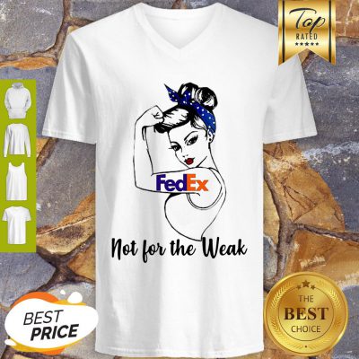 Pretty Fedex Strong Girl Not For The Weak V-neck - Design By Refinetee