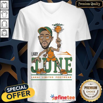 Pretty Lakai X Larry June Limited Footwear V-neck - Design By Refinetee