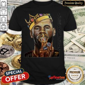 Pretty NBA Lebron James The King Shirt - Design By Refinetee.com