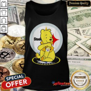 Pretty Pooh Tattoos Pittsburgh Steelers Logo Tank Top - Design By Refinetee.com