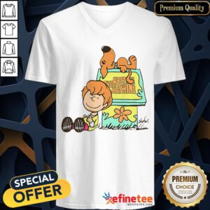 Pretty Shaggy And Scooby Mystery Nuts Snoopy And Charlie Brown V-neck - Design By Refinetee.com