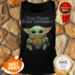 Star Wars Baby Yoda Hug Fort Valley State University Tank Top - Design By Refinetee