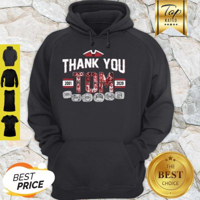 Thank You 12 Tom Brady 2001-2020 Hoodie - Design By Refinetee