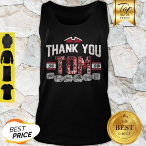 Thank You 12 Tom Brady 2001-2020 Tank Top - Design By Refinetee
