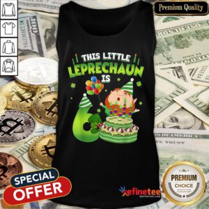 This Leprechaun Is 6 Year Old Birthday St Patricks Day Tank Top - Design By Refinetee