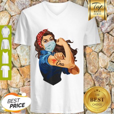 Nice Strong Girl Tattoo CNA Certified Nursing Assistant V-Neck