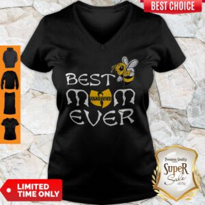 Funny Bee Wu Tang Best Mom Ever V-Neck