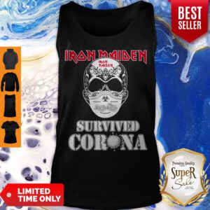 Funny Iron Maiden 2020 Survived Corona Tank Top