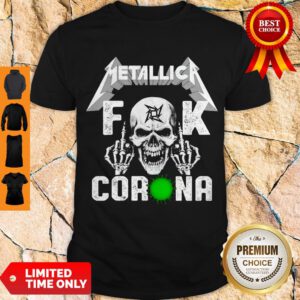 Funny Skull Metallica Fuck Coronavirus Shirt