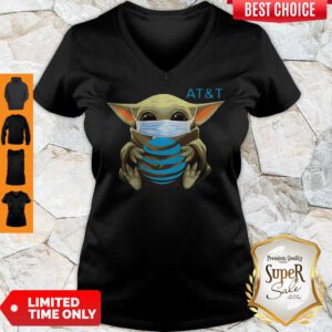 Good At & T Baby Yoda Coronavirus V-Neck
