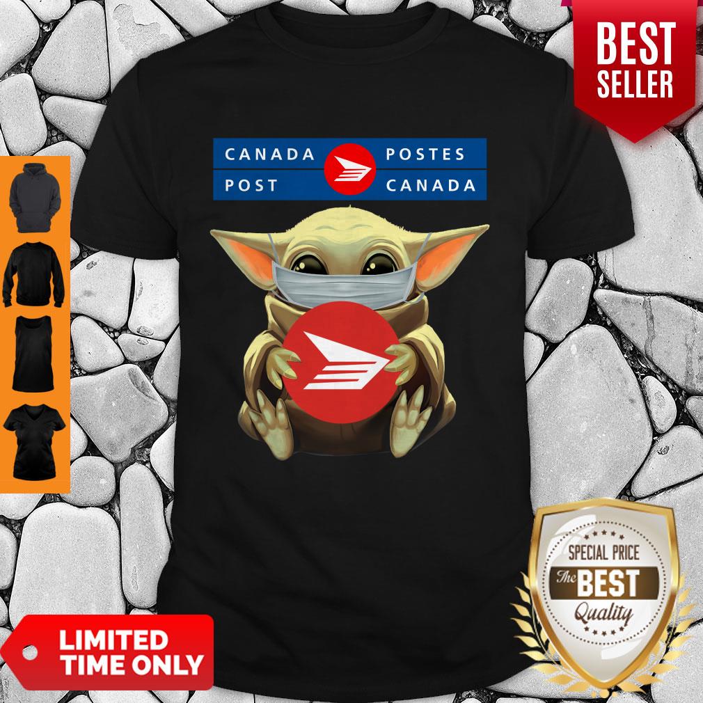 Good Baby Yoda Face Mask Hug Canada Postes I Can’t Stay At Home Shirt