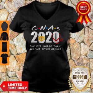 Good Cnas 2020 The One Where They Became Superheroes Coronavirus V-Neck