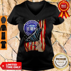Good Emergency Room American Flag V-Neck