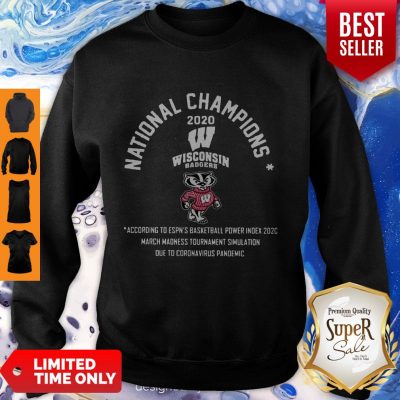 Good National Champion 2020 Wisconsin Badgers Football Hoodie