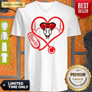 Good Nurse Heart Arizona Diamondbacks V-Neck