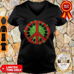 Good Peace Sign Rita Ora Coronavirus V-Neck