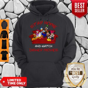 Mickey And Friends Stay Home And Watch Disney Movie Covid-19 Hoodie