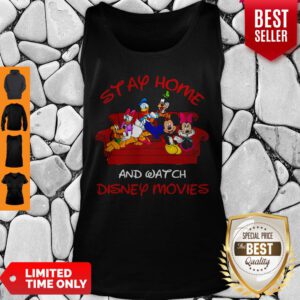 Mickey And Friends Stay Home And Watch Disney Movie Covid-19 Tank Top
